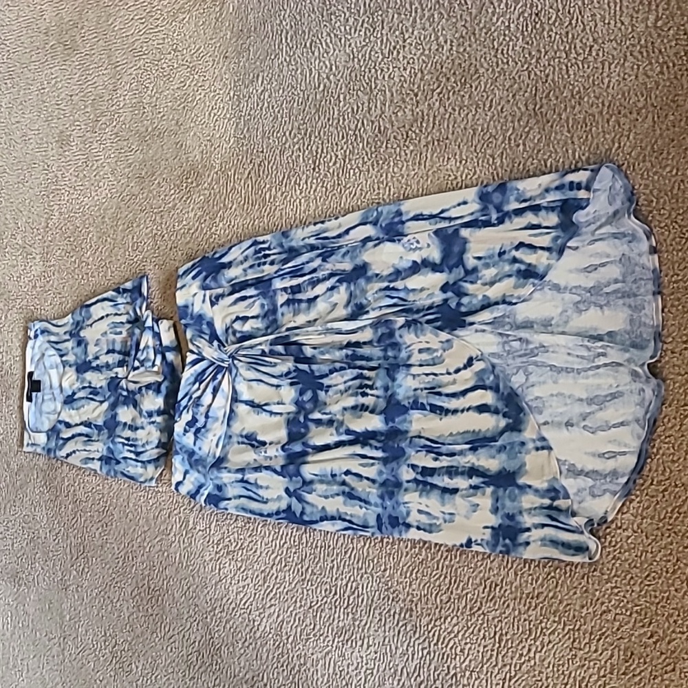 Tye dye 2 pc skirt set